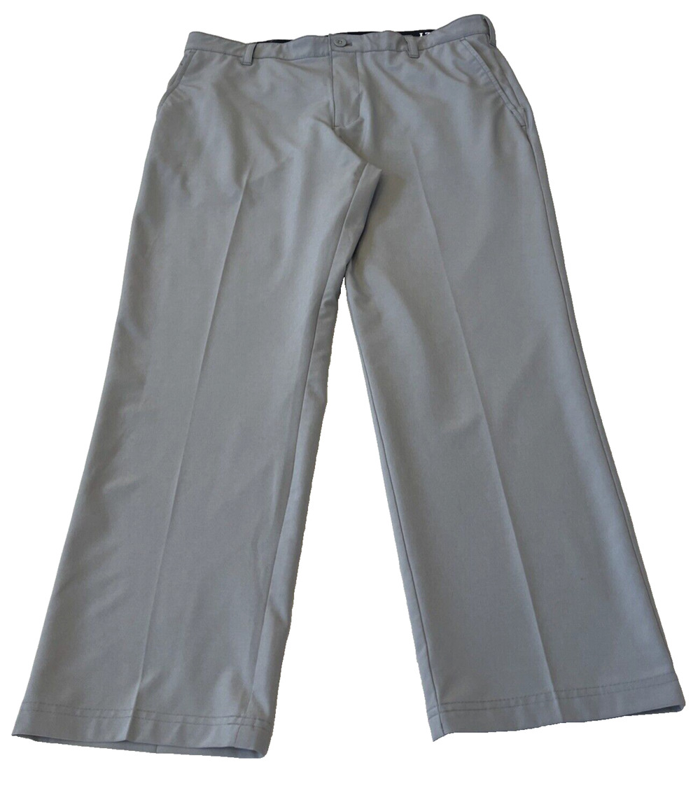 IZOD Golf Men's Golfing Pant Size 36x30 Gray Lightweight Stretch Outdoors